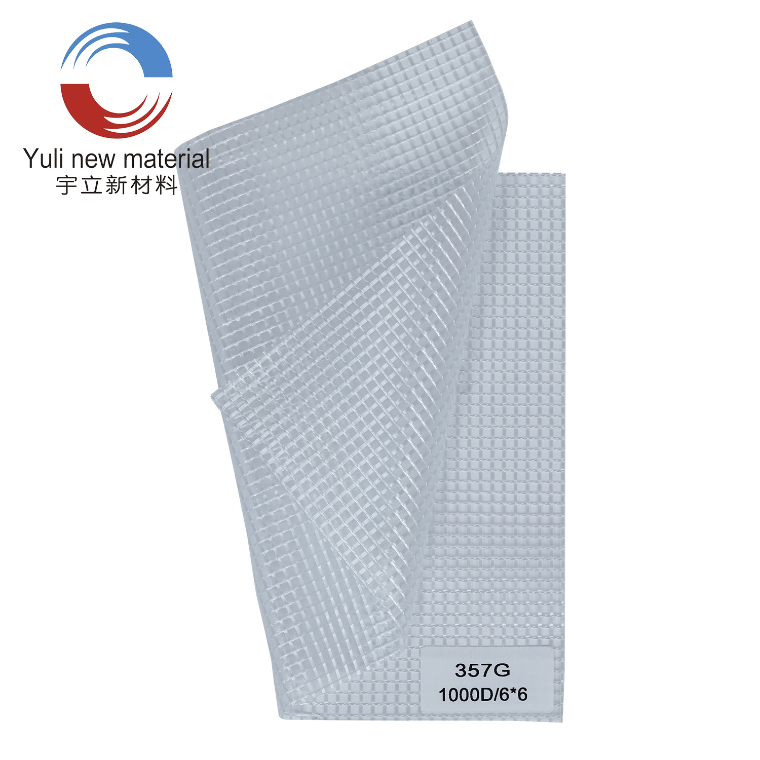 1000D 6x6 357g Transparent Tarpaulin